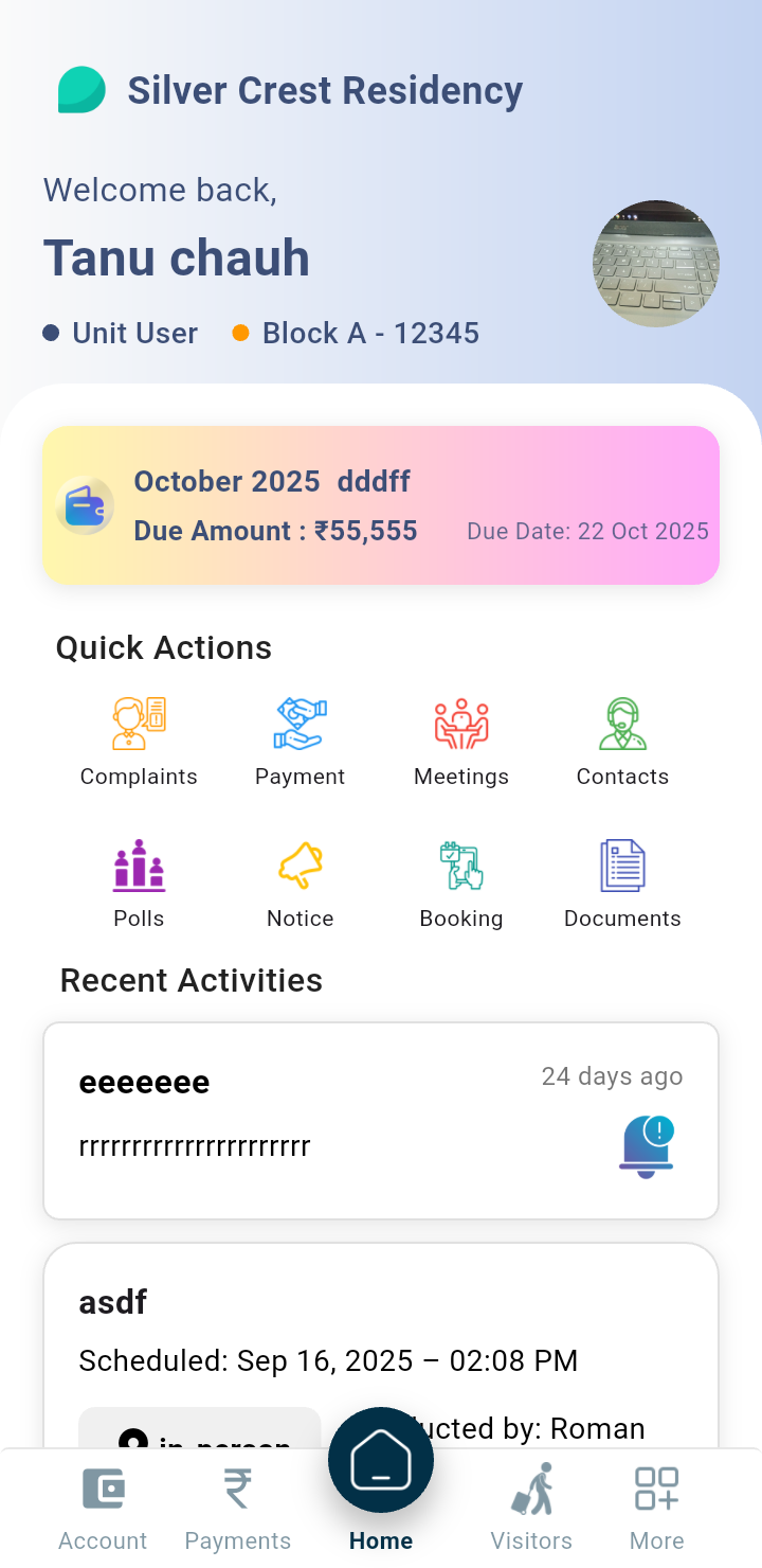 CiviQ Unit User Interface